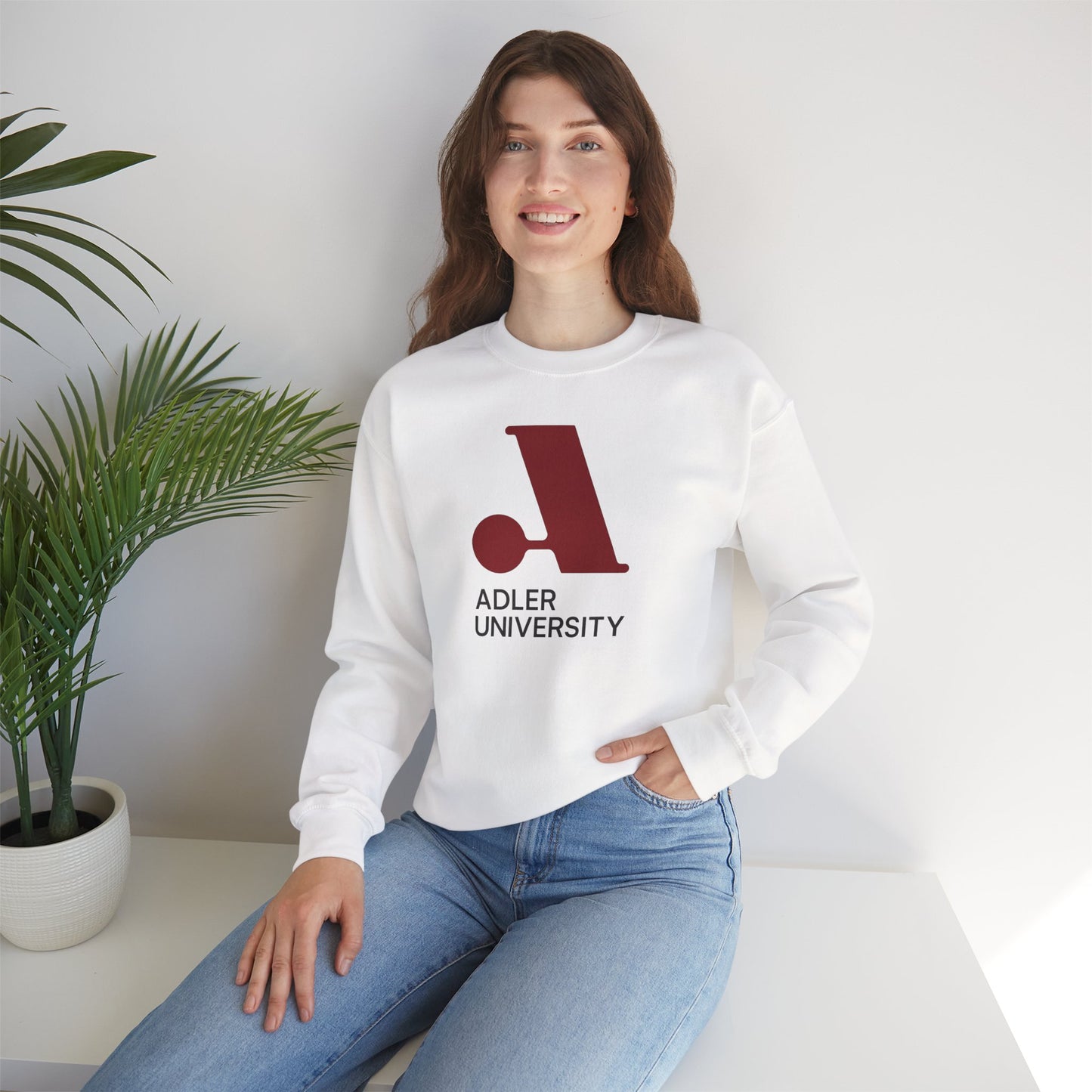 Adler University Unisex Heavy Blend™ Crewneck Sweatshirt