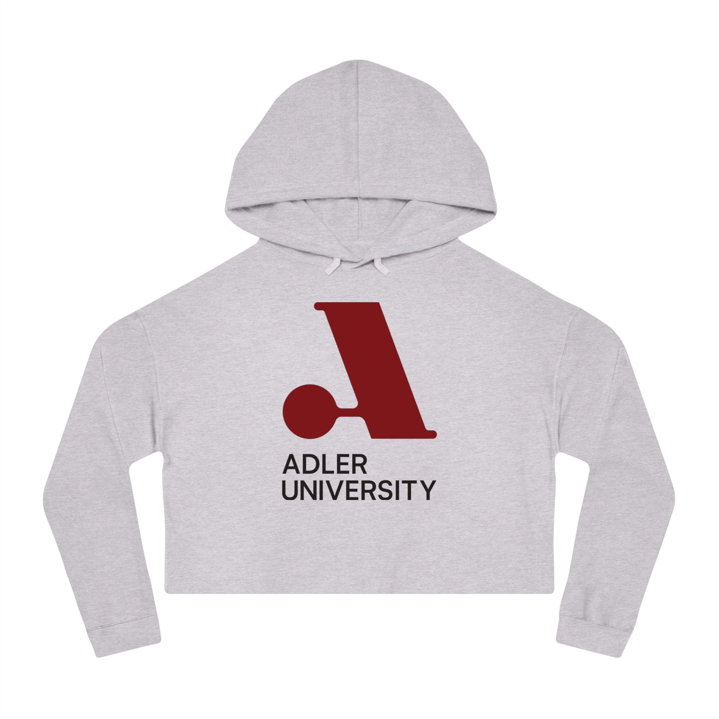Adler University Cropped Hooded Sweatshirt