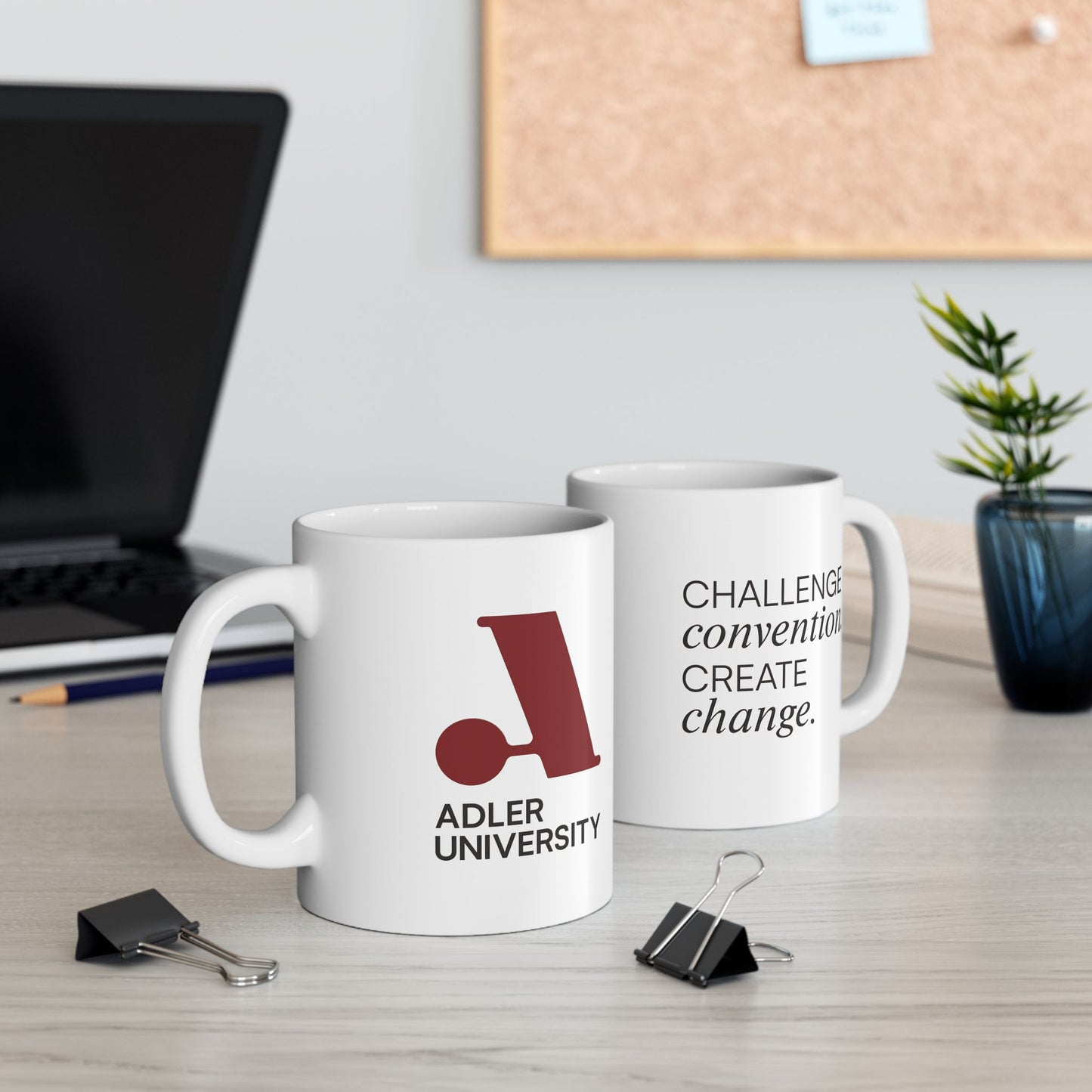 Adler University Logo Ceramic Mug 11oz