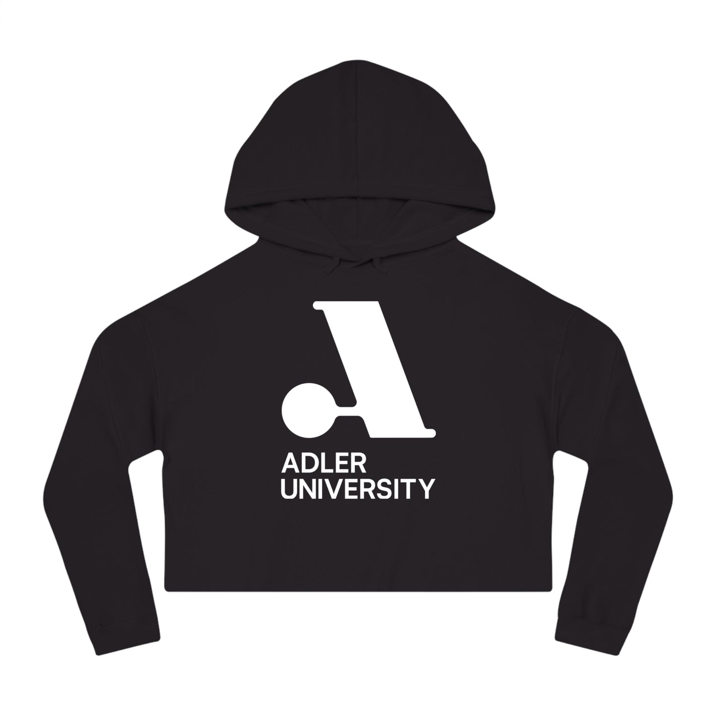Adler University Cropped Hooded Sweatshirt