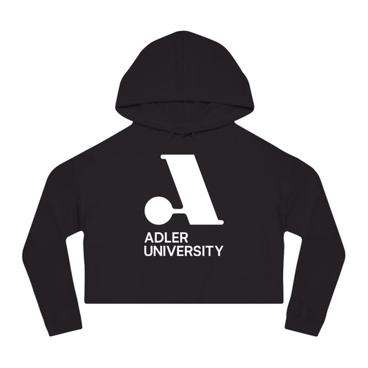Adler University Cropped Hooded Sweatshirt