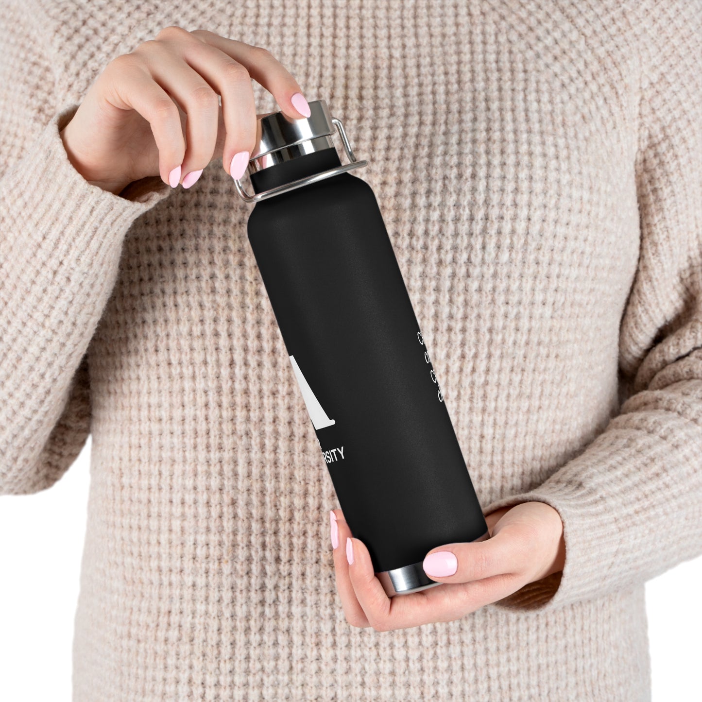 Adler Copper Vacuum Insulated Bottle, 22oz