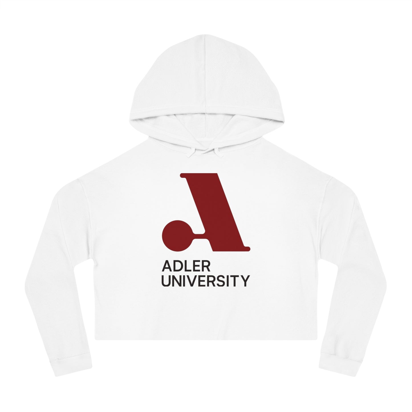 Adler University Cropped Hooded Sweatshirt
