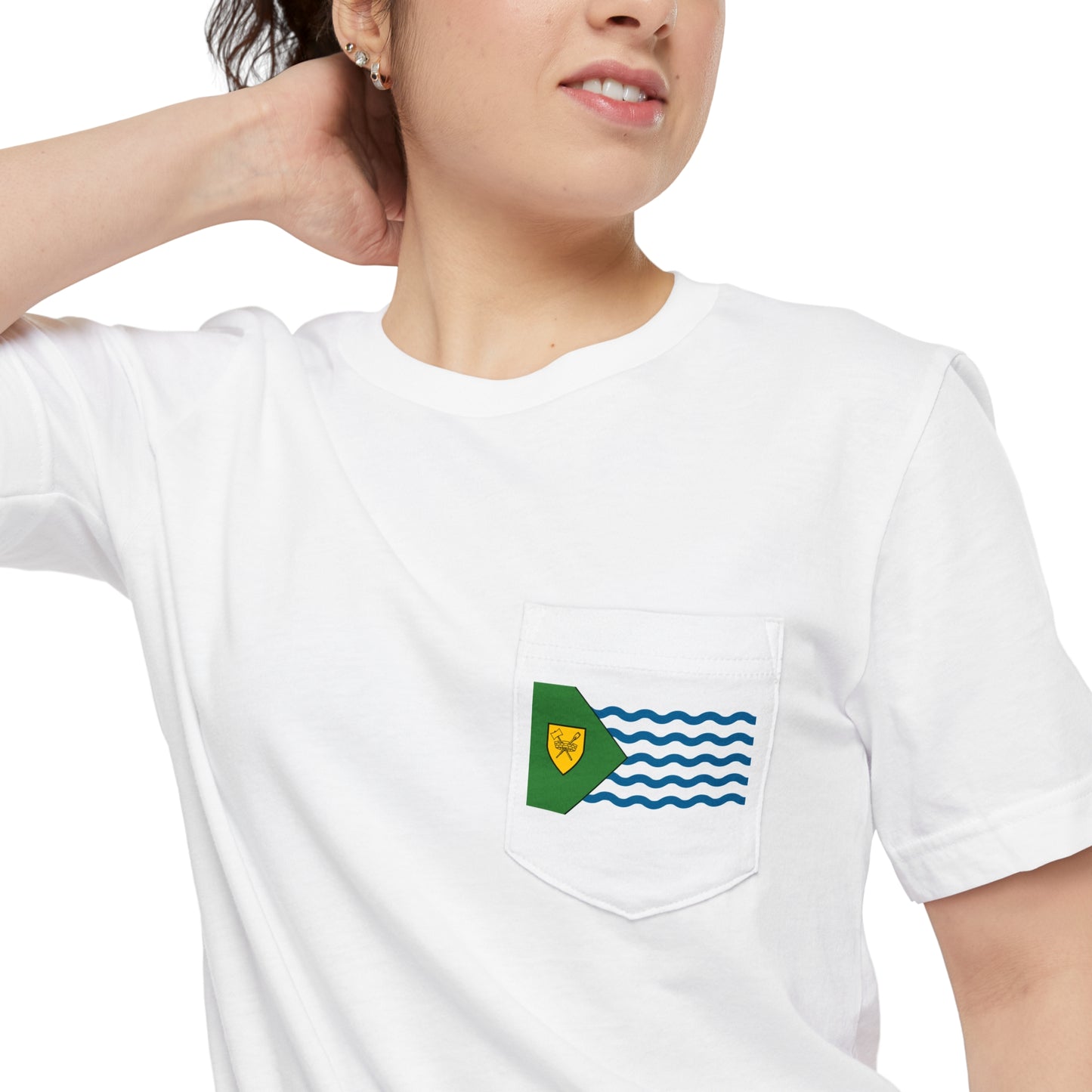 Adler University Vancouver Flag Pocket Tee