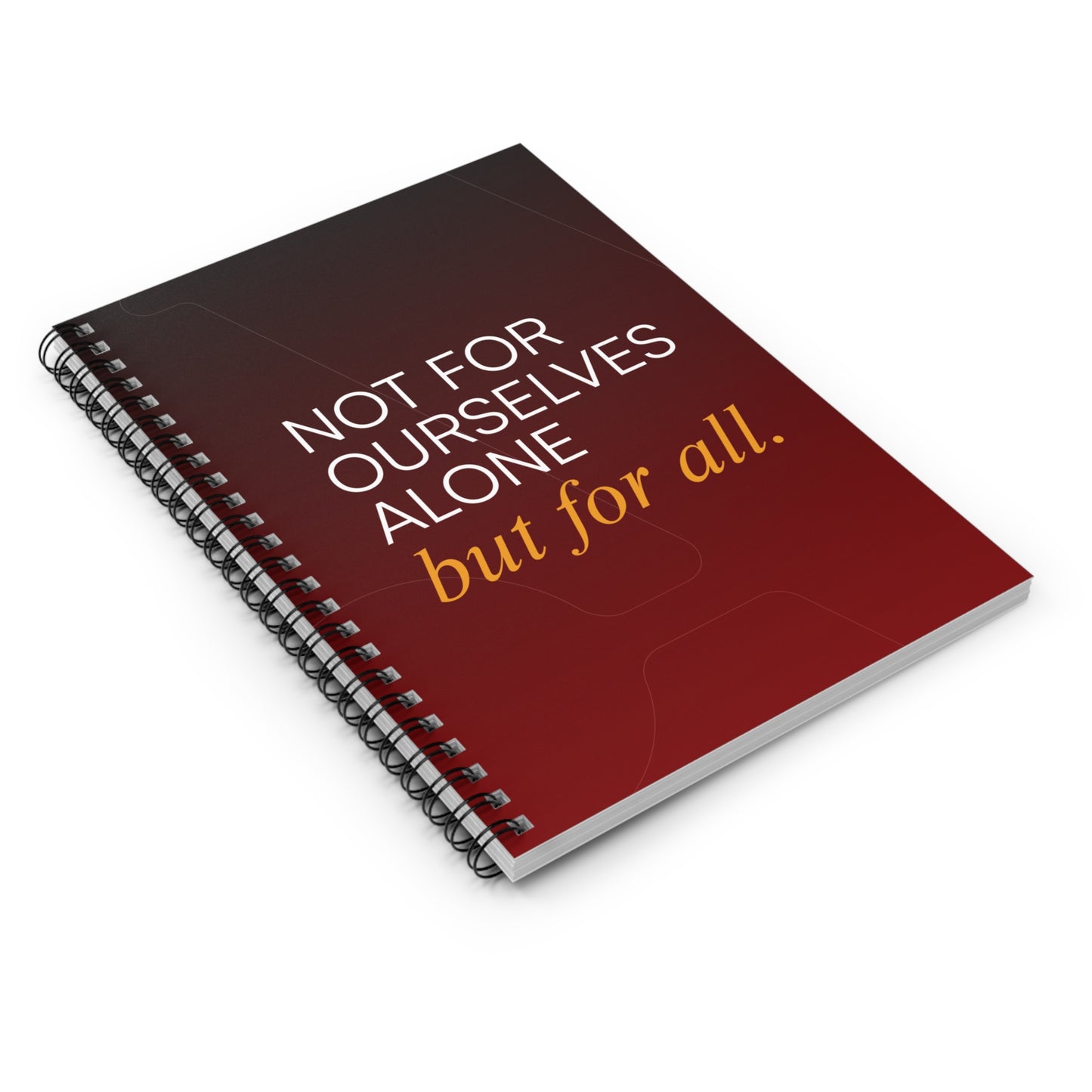 Adler University Motto Spiral Notebook - Ruled Line