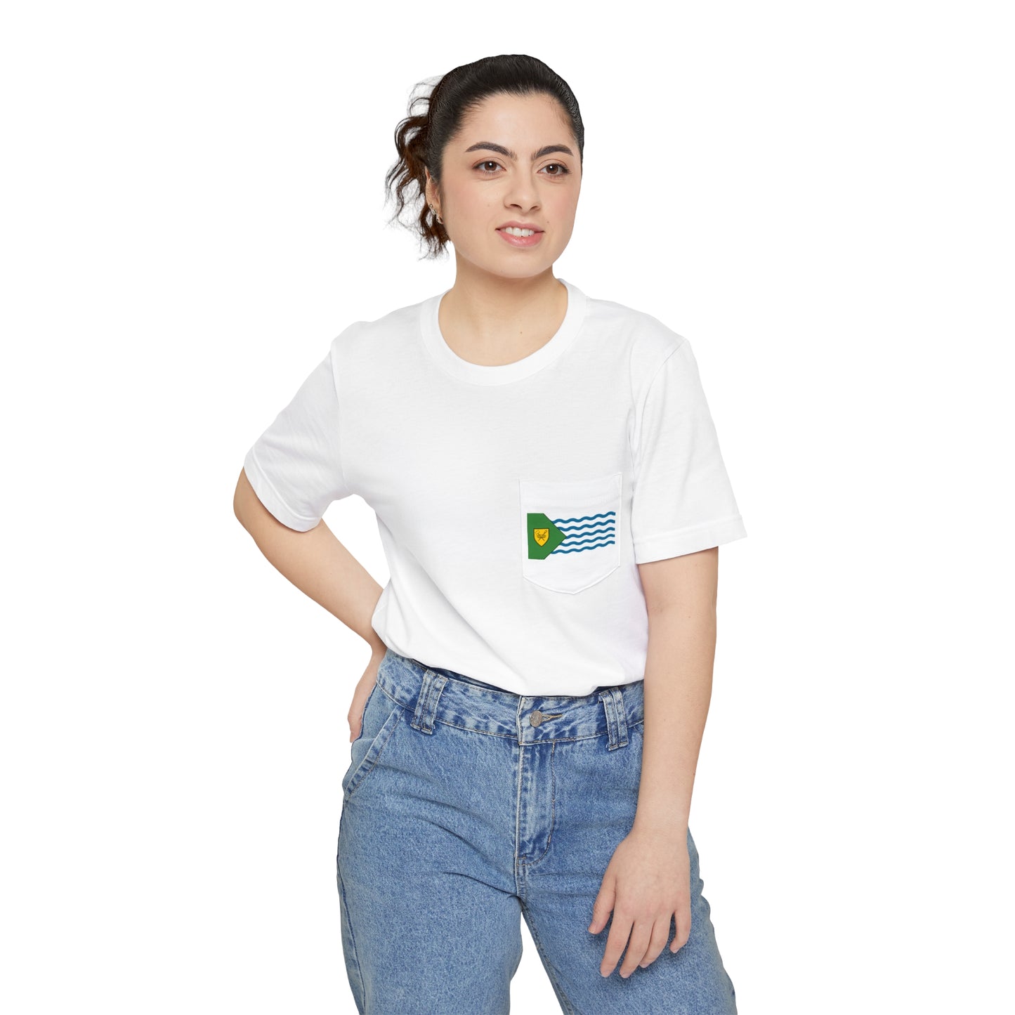 Adler University Vancouver Flag Pocket Tee