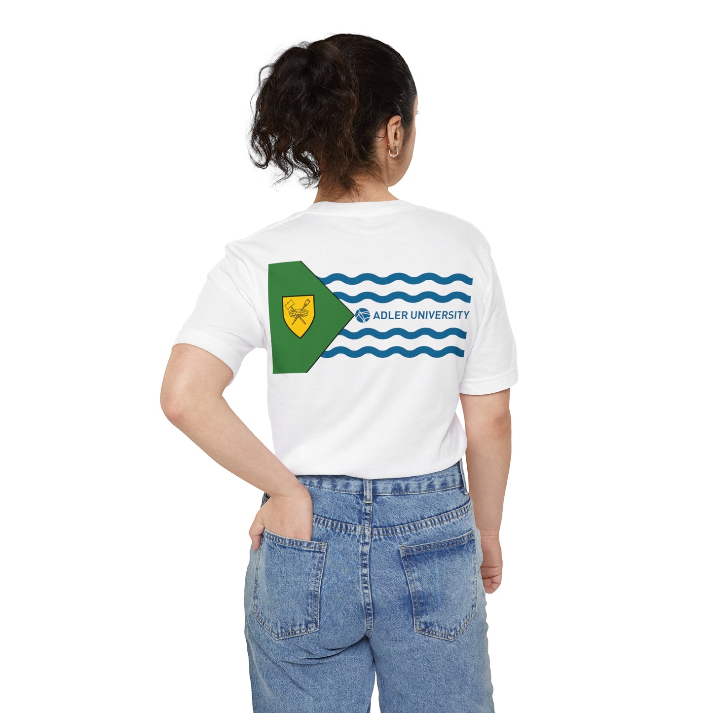 Adler University Vancouver Flag Pocket Tee