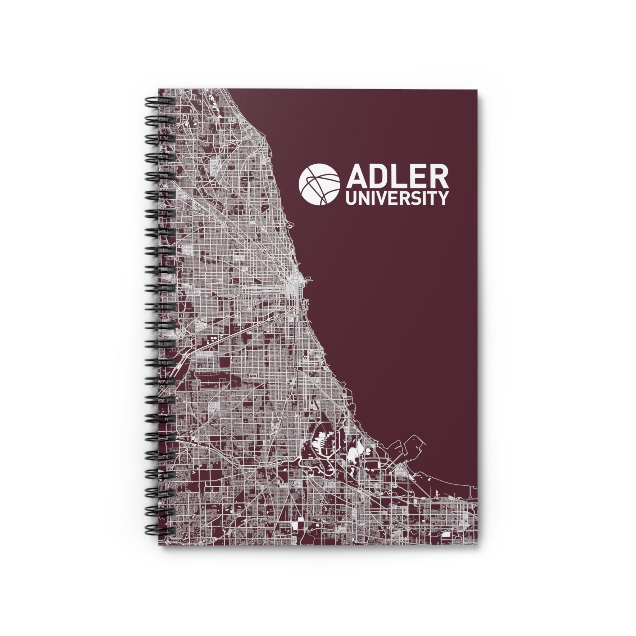 Adler University Chicago Spiral Notebook Ruled Line Adler