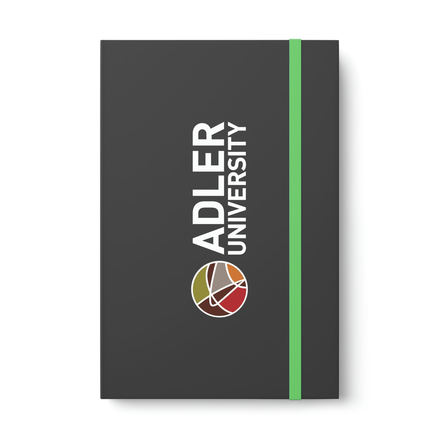 Adler University Logo Notebook - Ruled