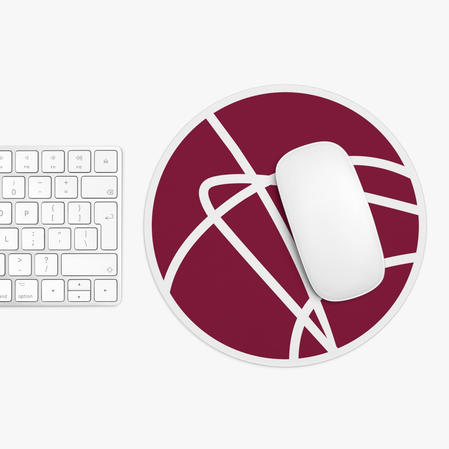 Maroon Logo Mouse Pad