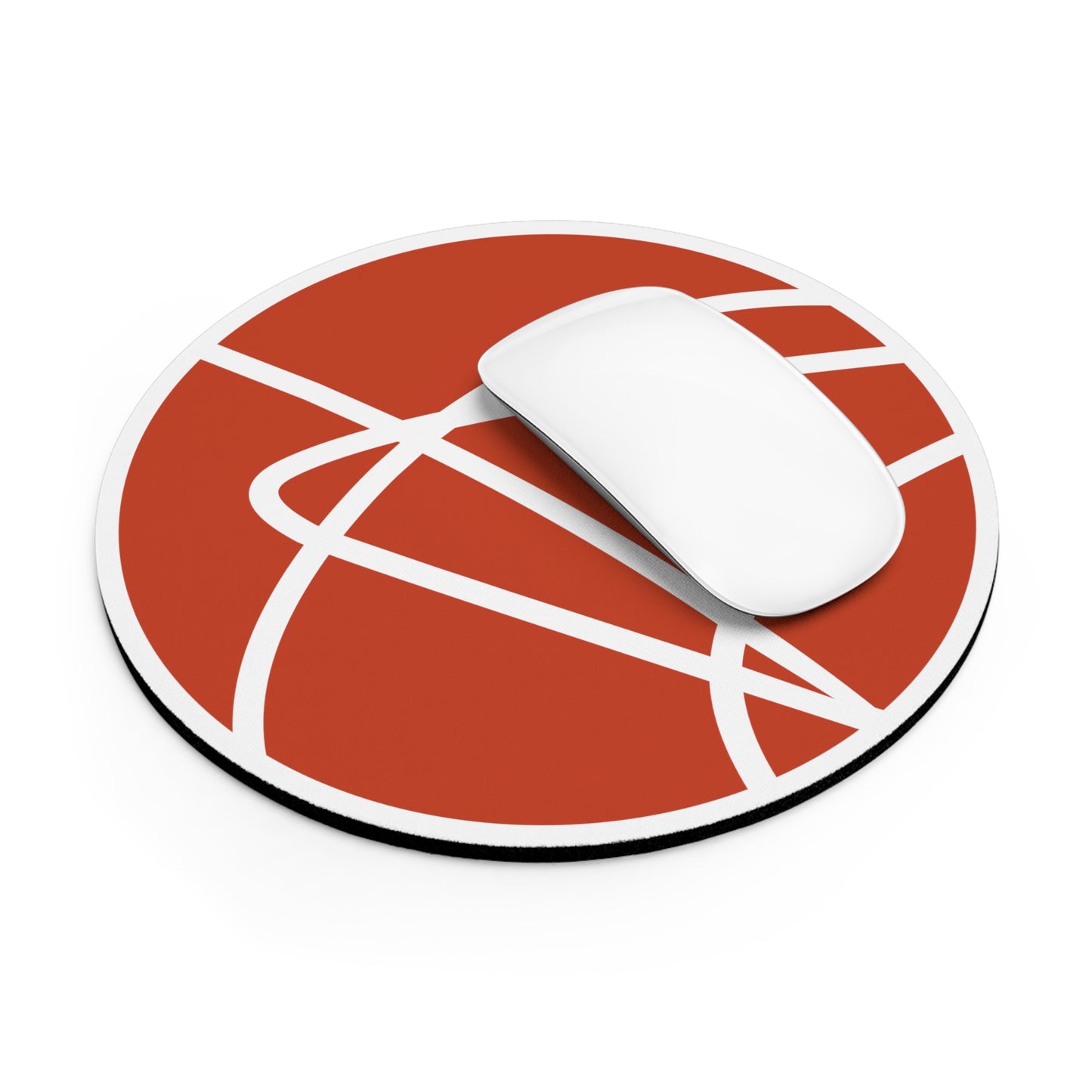 Orange Logo Mouse Pad