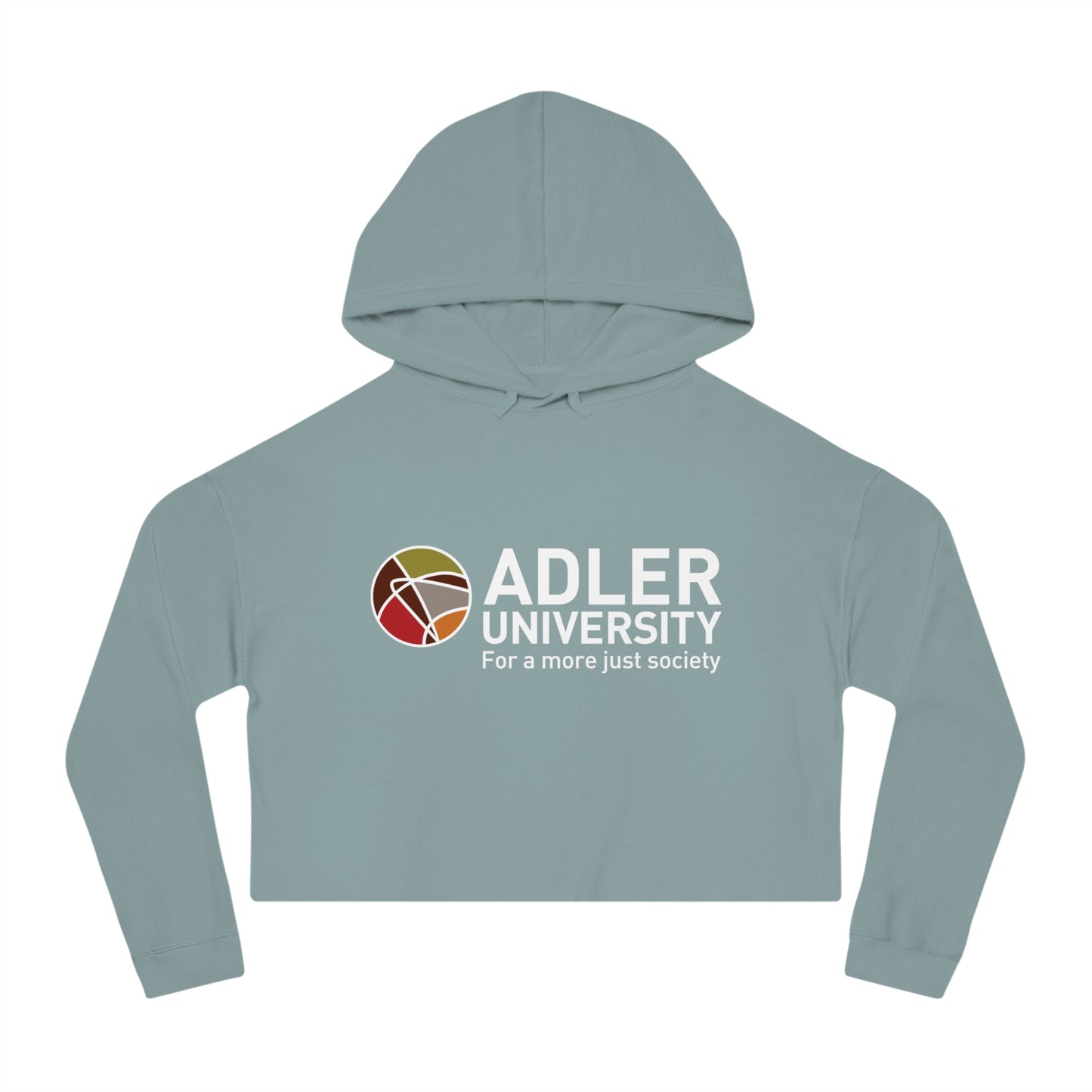 Adler University Cropped Hooded Sweatshirt