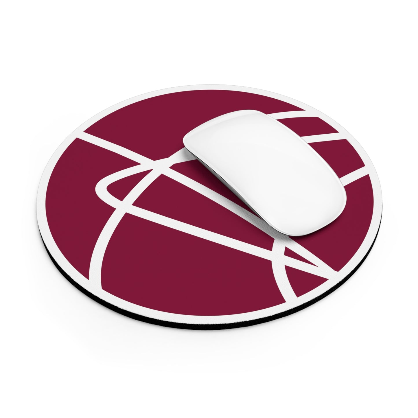 Maroon Logo Mouse Pad