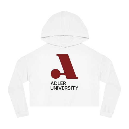 Adler University Cropped Hooded Sweatshirt
