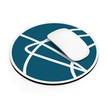 Dark Teal Logo Mouse Pad