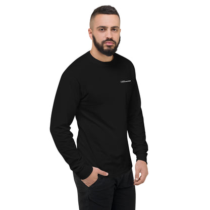 MSHP Embroidered Men's Champion Long Sleeve Shirt - Black