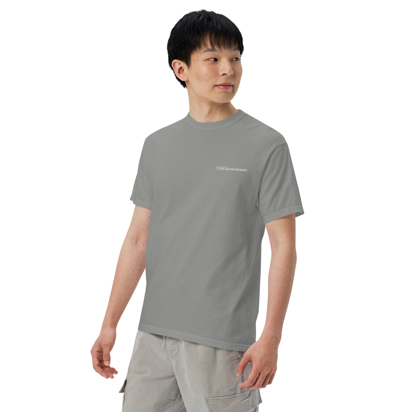 MSHP Embroidered Unisex Heavyweight T-shirt - White Logo