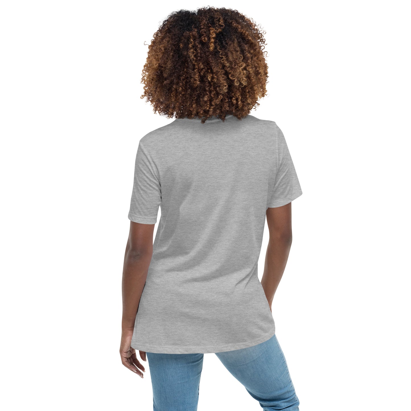 MSHP Embroidered Women's Relaxed T-Shirt - Black Logo