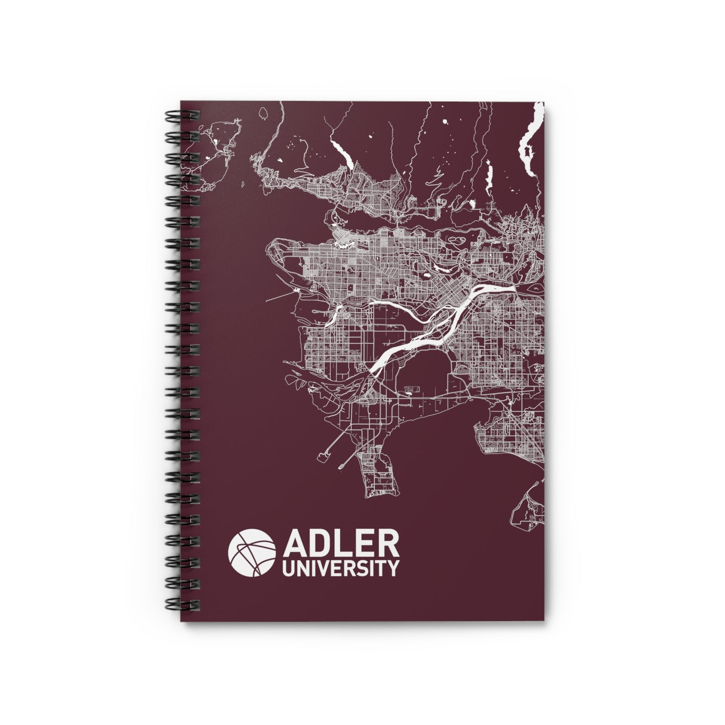 Adler University Vancouver Spiral Notebook - Ruled Line