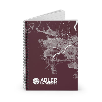 Adler University Vancouver Spiral Notebook - Ruled Line